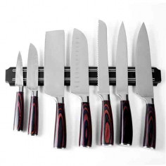 SOPORTE CUCHILLOS NEGRO, 55 CM