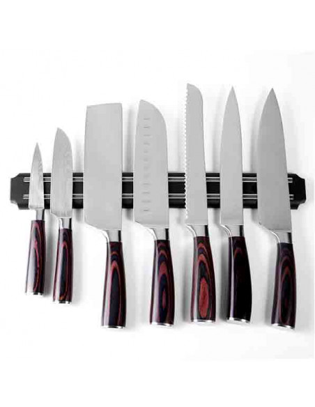 SOPORTE CUCHILLOS NEGRO, 55 CM