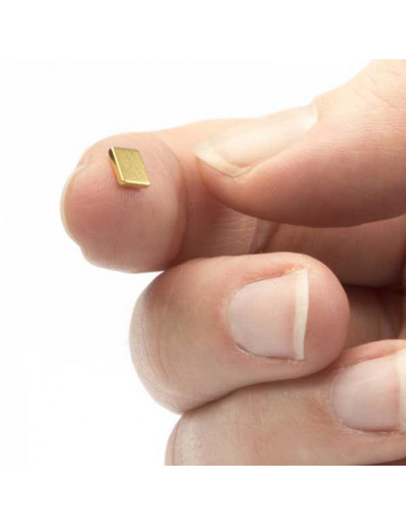IMÁN NEODIMIO 5x4x1mm DORADO