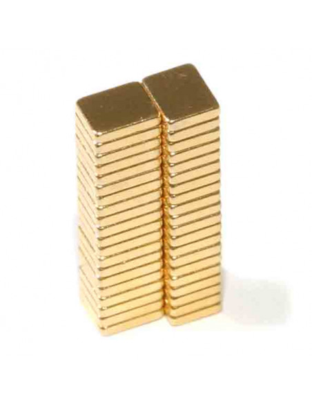 IMÁN NEODIMIO 5x4x1mm DORADO