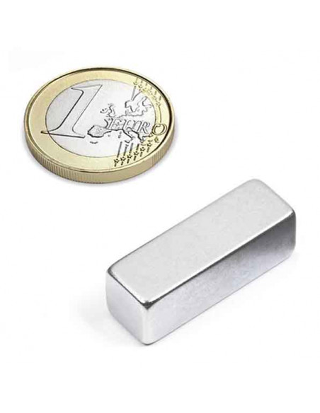 IMÁN NEODIMIO 30x10x10mm ZINC