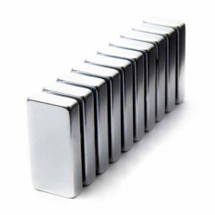 IMÁN NEODIMIO 30x15x6mm 150°C ZINC 2