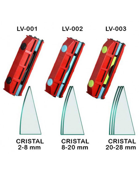 LIMPIADOR CRISTALES MAGNÉTICO 8-20 mm