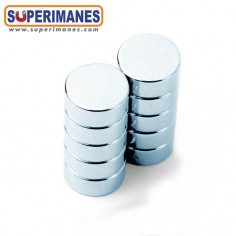 IMÁN NEODIMIO DISCO Ø 12x5 mm ZINC 2