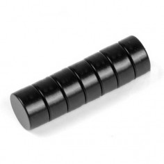 IMÁN NEODIMIO DISCO Ø 12x5 mm NEGRO 2