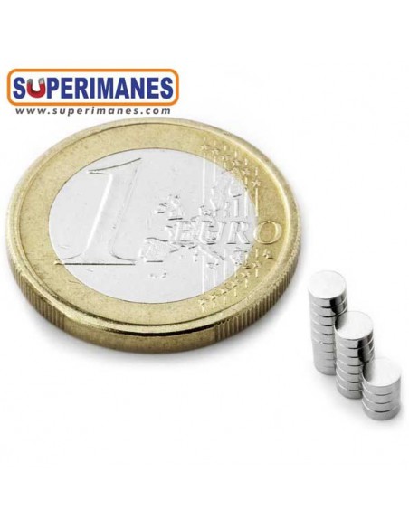 IMÁN NEODIMIO DISCO Ø 3x1,2 mm