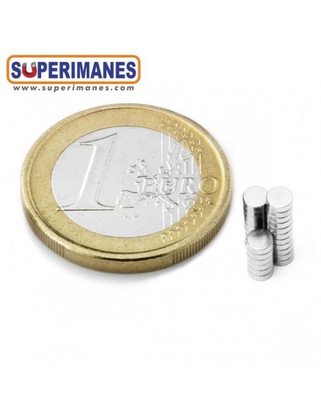 IMÁN NEODIMIO DISCO Ø 3x1,2 mm