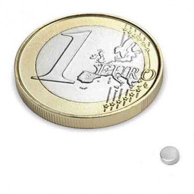 IMÁN NEODIMIO DISCO Ø 3x1,2 mm