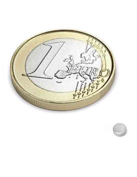 IMÁN NEODIMIO DISCO Ø 3x1,2 mm