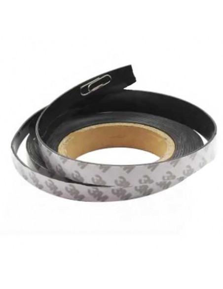 CINTA MAGNÉTICA ADHESIVA 12,5 mm GROSOR 1,5 mm