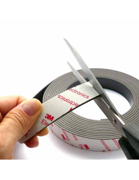 CINTA MAGNÉTICA ADHESIVA 19 mm GROSOR 1,5 mm