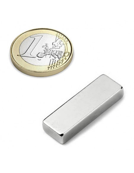 IMÁN NEODIMIO BLOQUE 30x10x5 mm LONGITUDINAL
