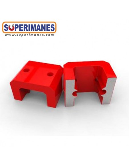 BASE ALNICO PUENTE 44x35x11 DOS TALADROS