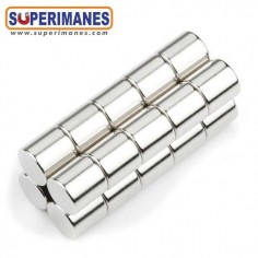 IMÁN SAMARIO DISCO Ø 8x8 mm NIQUELADO 2