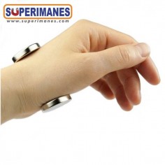 IMÁN SAMARIO DISCO Ø 25x5 mm NIQUELADO 2