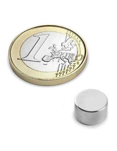 IMÁN NEODIMIO DISCO Ø 9.5x6 mm