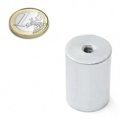 BASE MAGNÉTICA NEODIMIO CILÍNDRICA 25x35 mm M6 (BMCR-25)