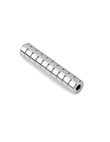 IMÁN NEODIMIO ARO Ø 10/4 mm, ALTO 5 mm
