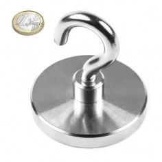 Imán en recipiente con gancho 75mm IRG-75