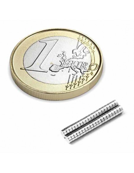 IMÁN NEODIMIO DISCO Ø 2,5x1 mm N52
