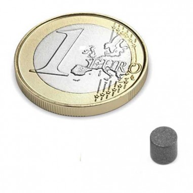 IMÁN NEODIMIO DISCO Ø 5x5 mm TEFLÓN