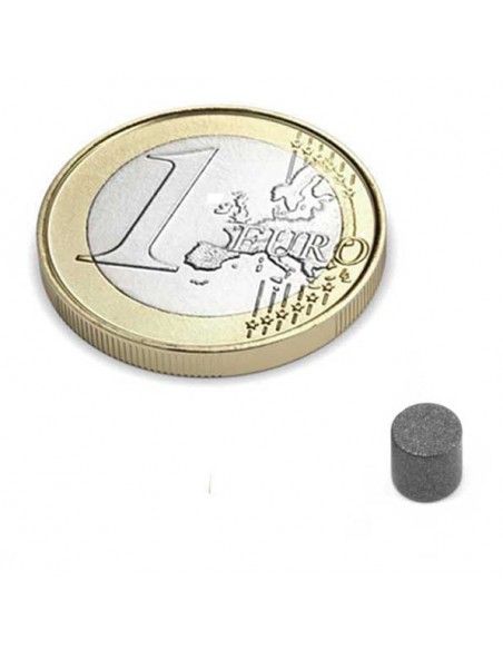 IMÁN NEODIMIO DISCO Ø 5x5 mm TEFLÓN