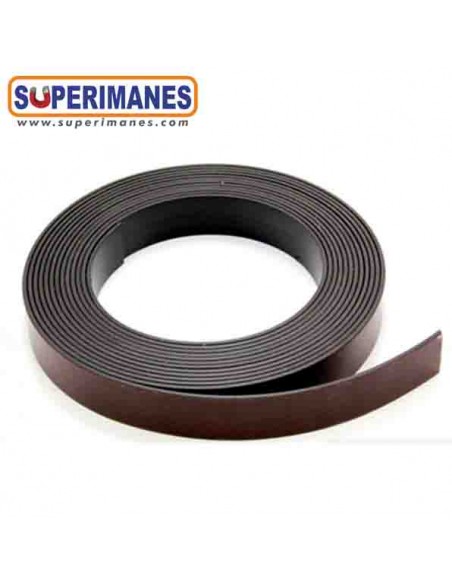 CINTA MAGNÉTICA ADHESIVA 12,5 mm GROSOR 1,5 mm TRANSPARENTE