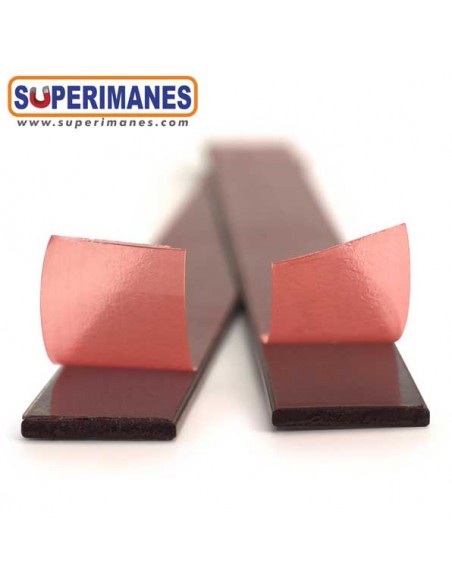 CINTA MAGNÉTICA ADHESIVA 12,5 mm GROSOR 1,5 mm TRANSPARENTE