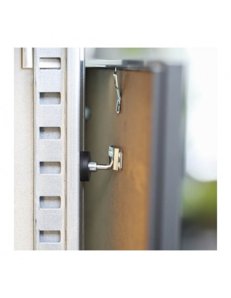 BASE MAGNÉTICA NEODIMIO Ø 22 mm GOMA NEGRA GANCHO L