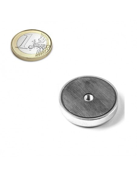 BASE MAGNÉTICA FERRITA Ø 32 mm ROSCA INTERIOR