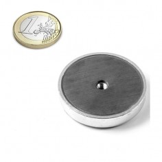 BASE MAGNÉTICA FERRITA Ø 40 mm ROSCA INTERIOR