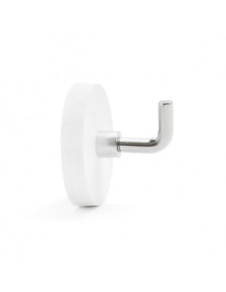 BASE MAGNÉTICA NEODIMIO Ø 31 mm GOMA BLANCA GANCHO L