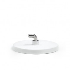 BASE MAGNÉTICA NEODIMIO Ø 88 mm GOMA BLANCA GANCHO 2