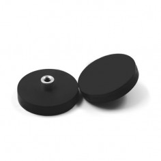 BASE MAGNÉTICA NEODIMIO Ø 31 mm GOMA NEGRA HEMBRILLA 2