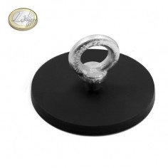 BASE MAGNÉTICA NEODIMIO Ø 88 mm GOMA NEGRA HEMBRILLA
