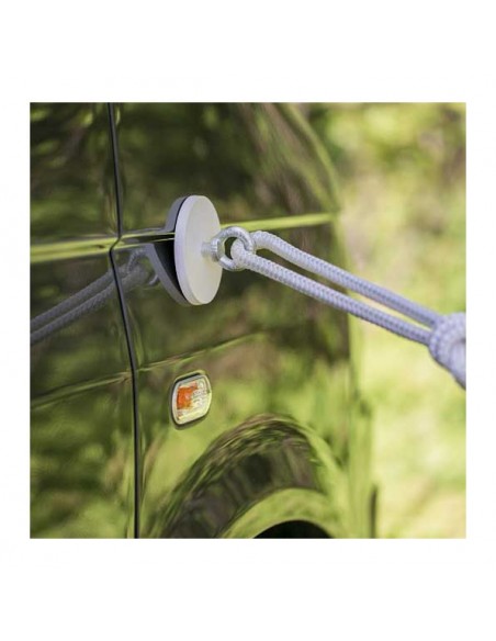 BASE MAGNÉTICA NEODIMIO Ø 88 mm GOMA BLANCA HEMBRILLA