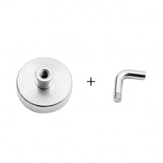 BASE MAGNÉTICA NEODIMIO Ø 25 mm GANCHO L 2