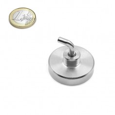 BASE MAGNÉTICA NEODIMIO Ø 40 mm GANCHO L