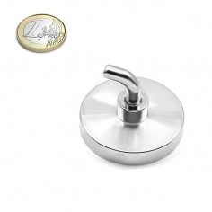 BASE MAGNÉTICA NEODIMIO Ø 50 mm GANCHO L