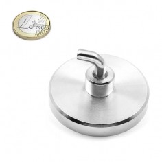 BASE MAGNÉTICA NEODIMIO Ø 63 mm GANCHO L