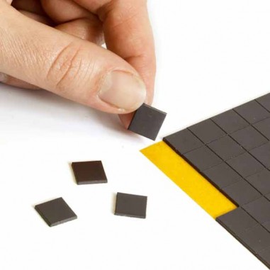 CUADRADO MAGNÉTICO ADHESIVO 10x10 mm