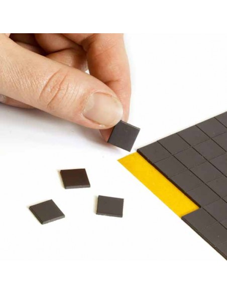 CUADRADO MAGNÉTICO ADHESIVO 10x10 mm