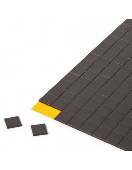 CUADRADO MAGNÉTICO ADHESIVO 10x10 mm
