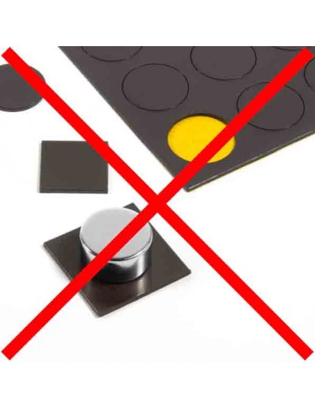 CUADRADO MAGNÉTICO ADHESIVO 10x10 mm