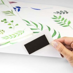 RECTANGULO MAGNÉTICO ADHESIVO 50x20 mm 90 uds. (lámina 300x300mm) 2