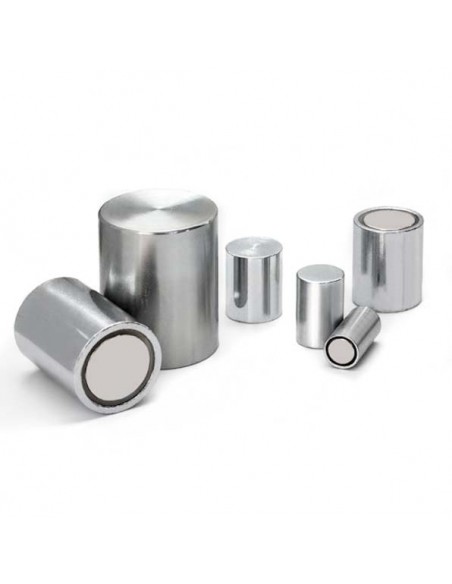 BASE MAGNÉTICA NEODIMIO CILÍNDRICA 25x35 mm LISO (BMCP-25)