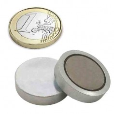 Base magnética samario Ø 25 mm para pegar