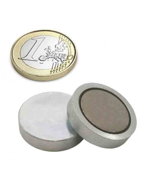 Base magnética samario Ø 25 mm para pegar