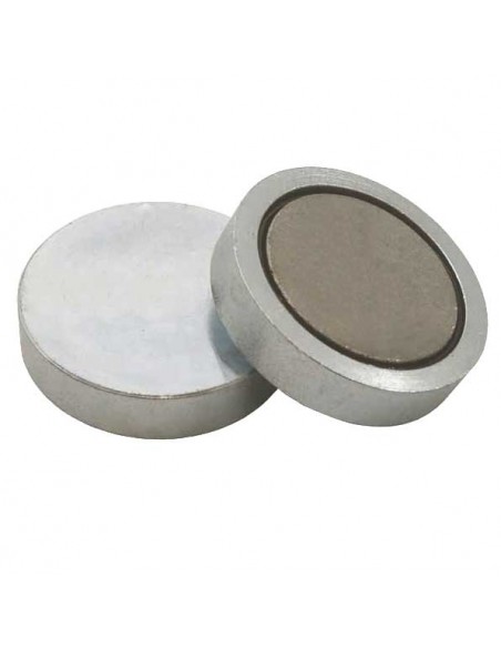Base magnética samario Ø 25 mm para pegar
