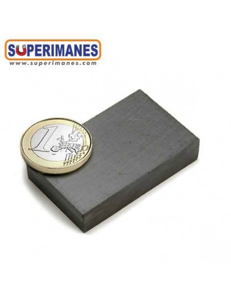 FB-48-22-10 imán bloque ferrita 48x22x10 mm